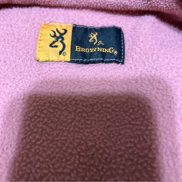 Browning® Women's Peak Fleece Jacket Light Pink Ladies Buckmark Small - Picture 6 of 12